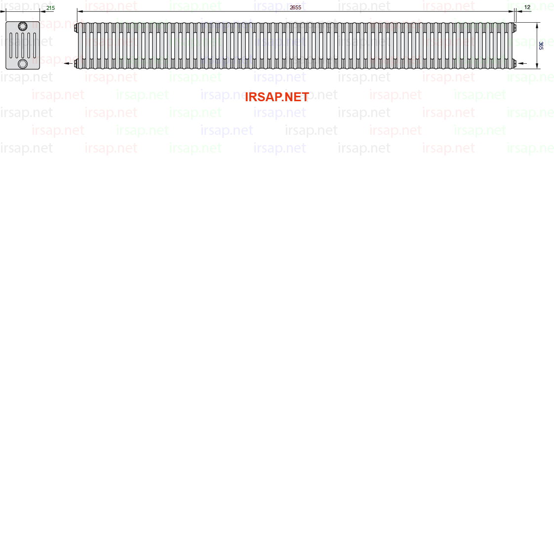 Радиатор IRSAP Tesi 60365/59 T08 CL 01